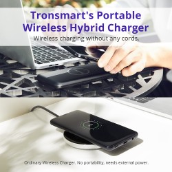 Tronsmart AirAmp 8000mAh Hybrid Wireless Charging Power Bank
